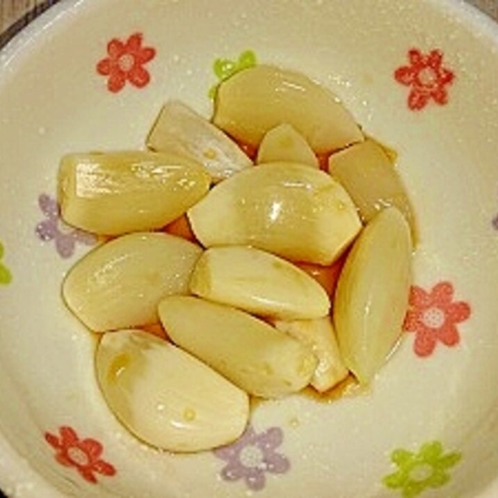 レンジで簡単☆にんにくのさっぱりポン酢和え